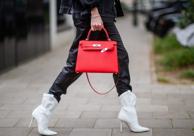 duesseldorf north rhine-westphalia clothing apparel footwear person human accessories handbag bag shoe purse