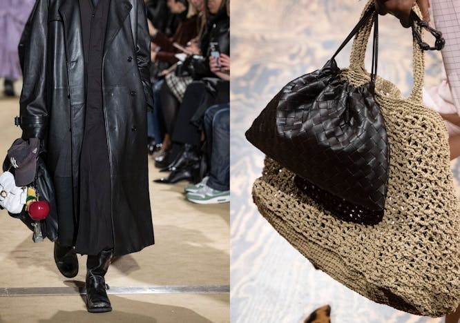 accessories bag handbag purse clothing coat footwear shoe overcoat
