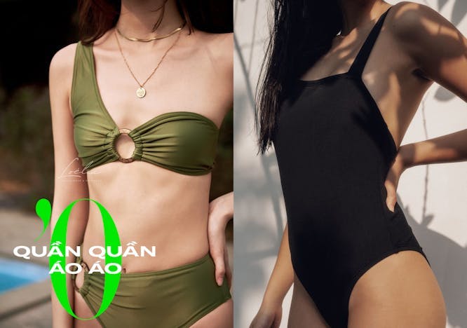 clothing apparel swimwear person human bikini female