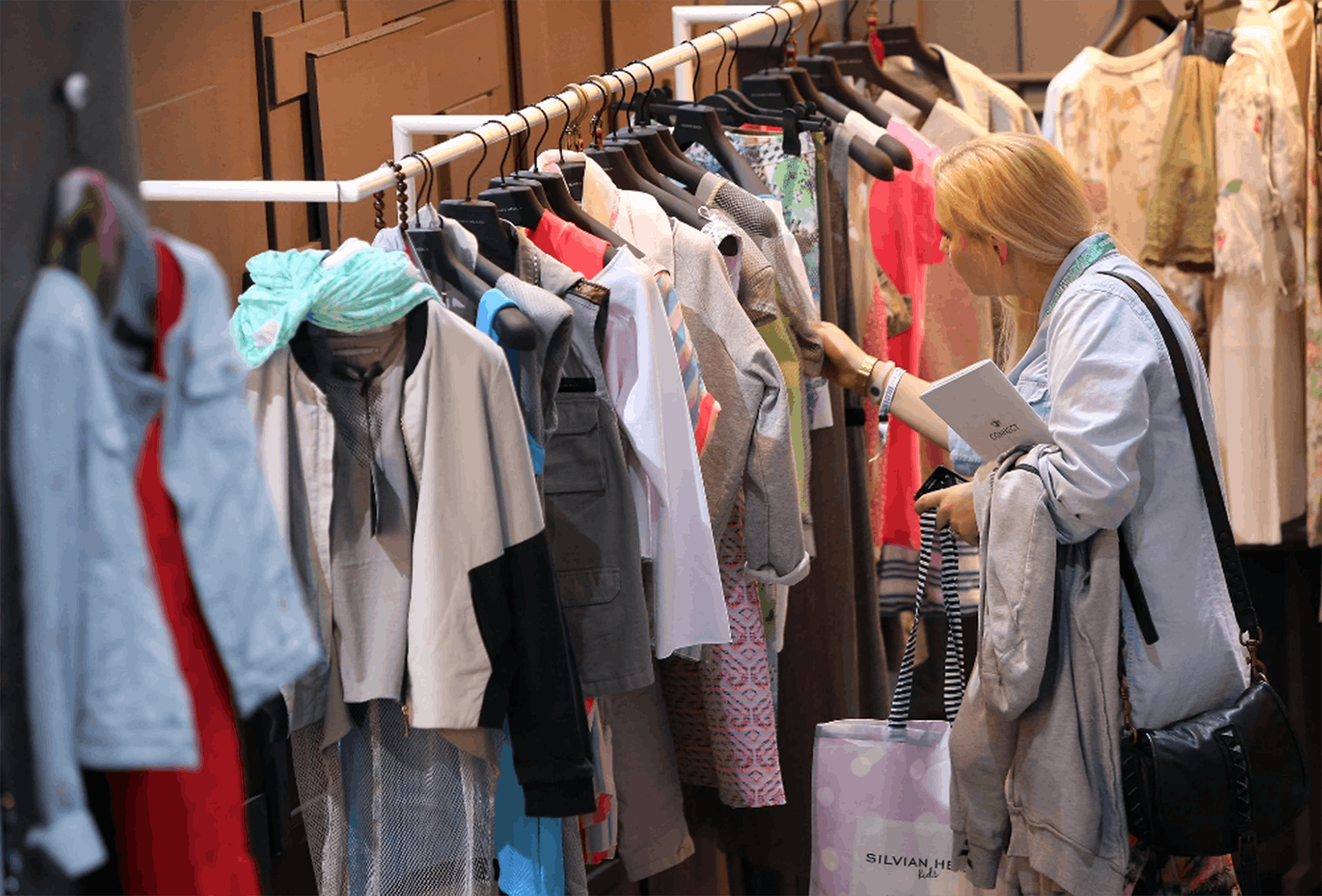 clothing apparel person human boutique shop