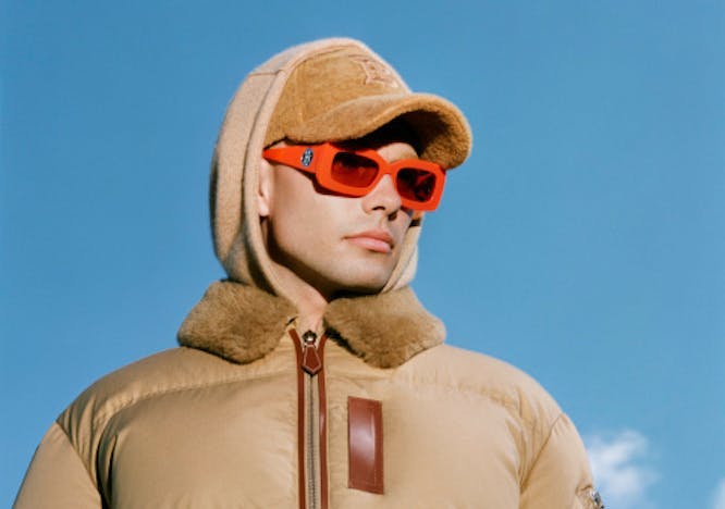 clothing apparel sunglasses accessories accessory jacket coat person human