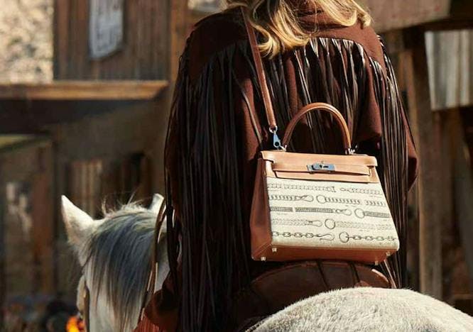 handbag accessories bag accessory horse animal mammal person human