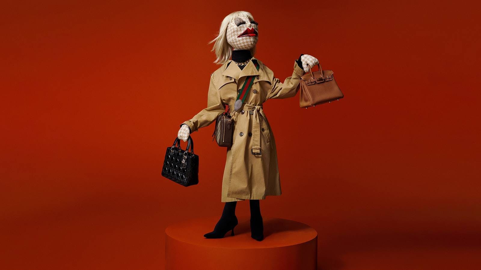 clothing apparel overcoat coat figurine