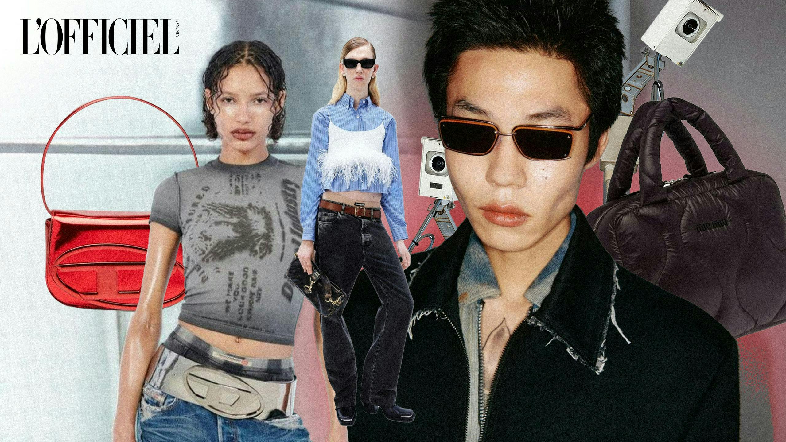 handbag accessories bag sunglasses purse belt t-shirt person man adult