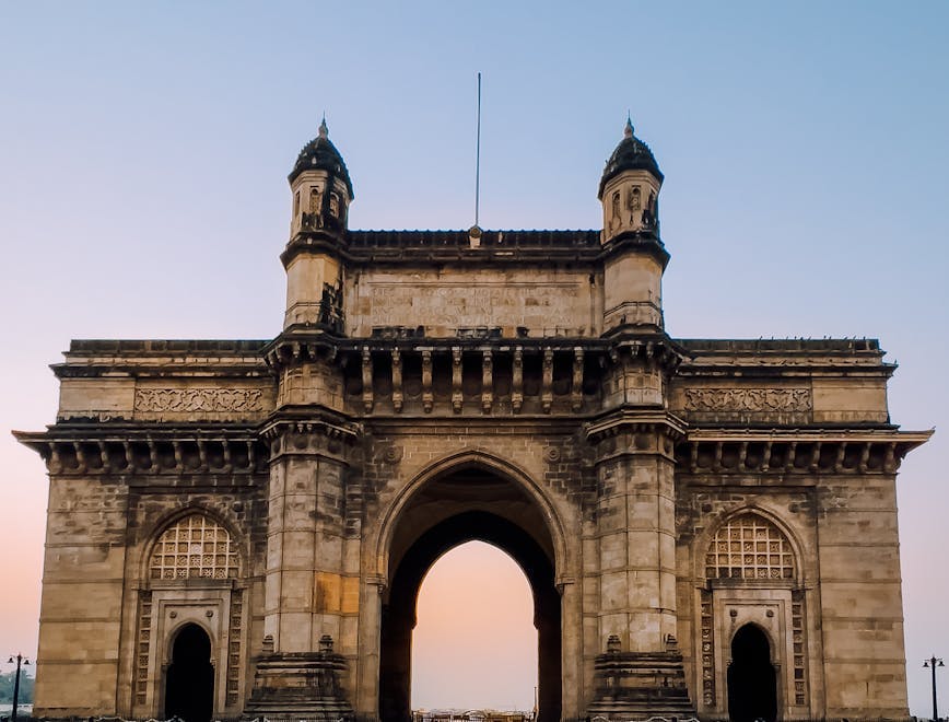 architecture building landmark gateway of india - mumbai