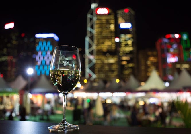 hong kong wine & dine festival wine dine wine festival foodie glass city metropolis urban lighting outdoors goblet nature night alcohol