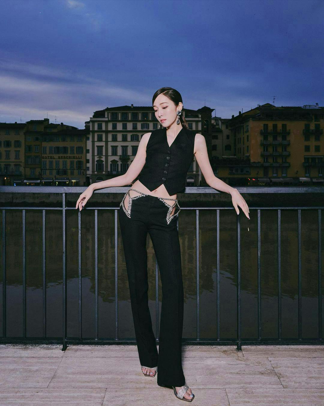 clothing pants jeans person standing photography portrait blouse solo performance sleeve