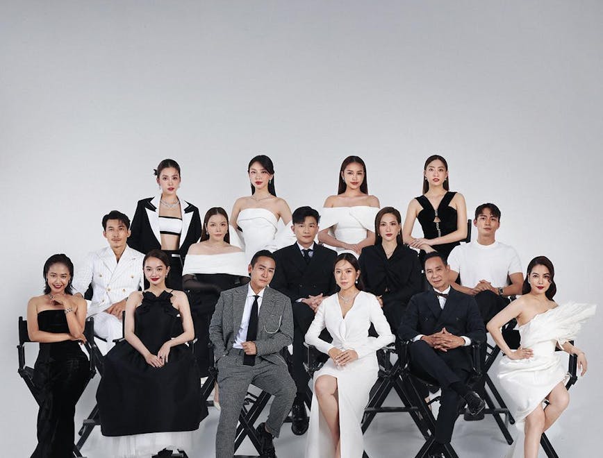 people person formal wear adult female woman dress groupshot suit photography