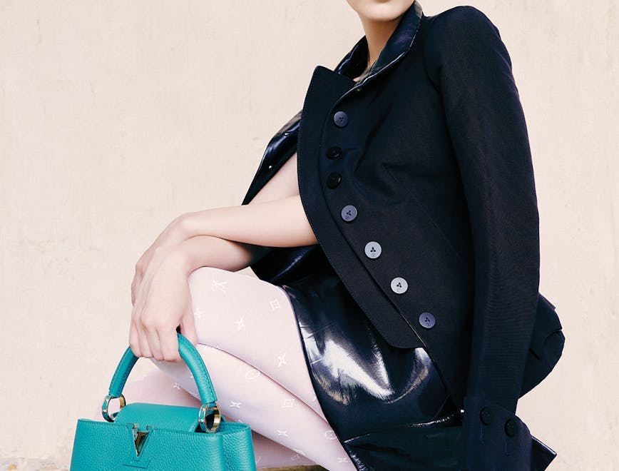 accessories bag handbag purse coat adult female person woman high heel